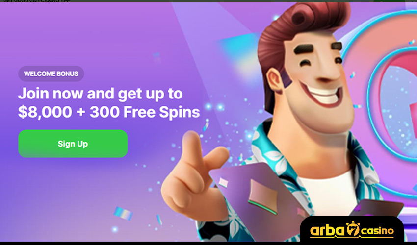 المكافأة الترحيبية في غودمان كازينو