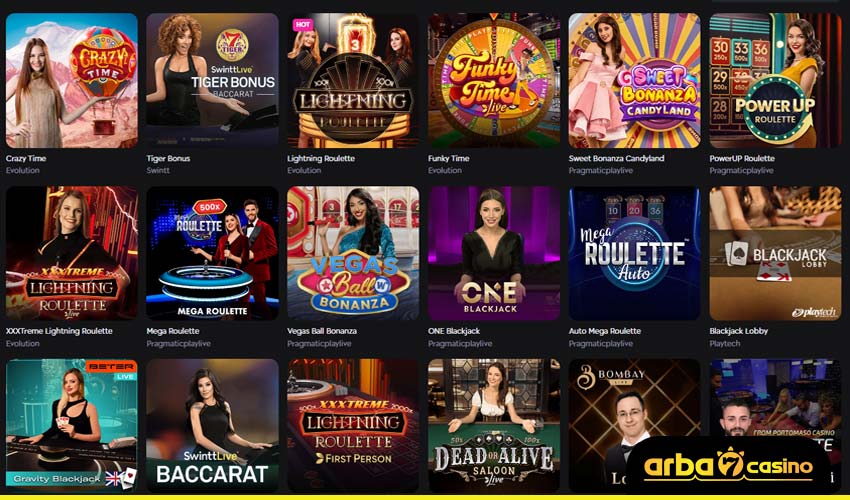 الكازينو المباشر