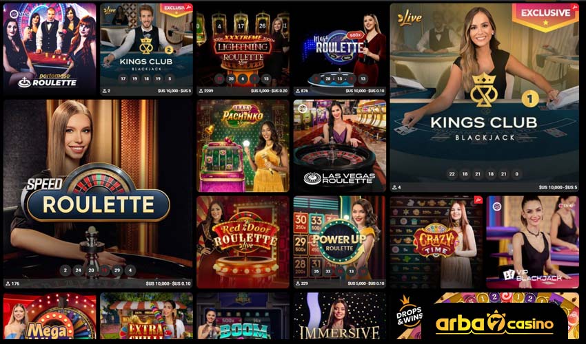 الكازينو المباشر