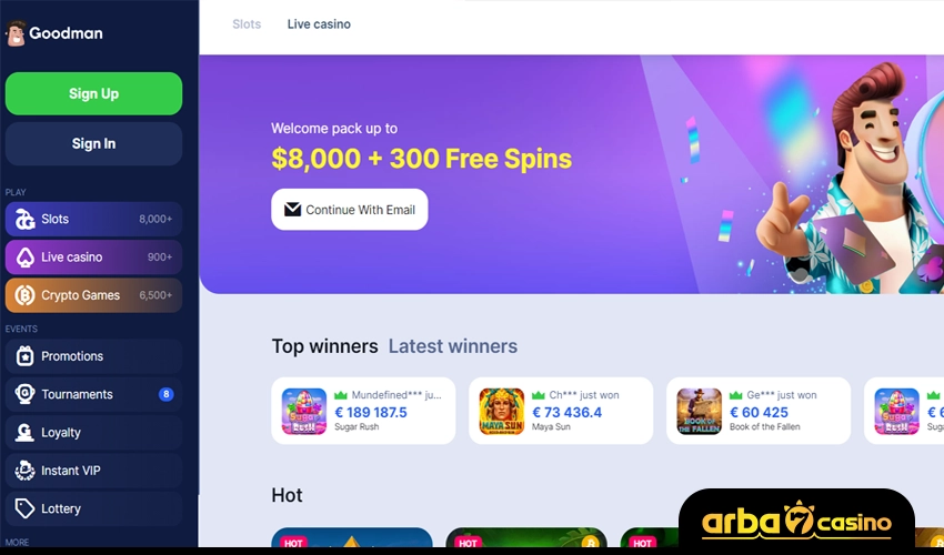 مكافآت كازينو Goodman