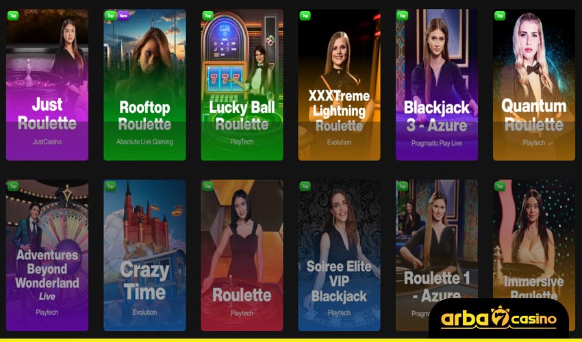 الكازينو المباشر