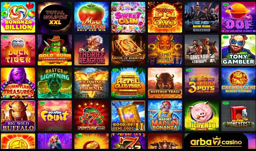 مجموعة متنوعة من الألعاب