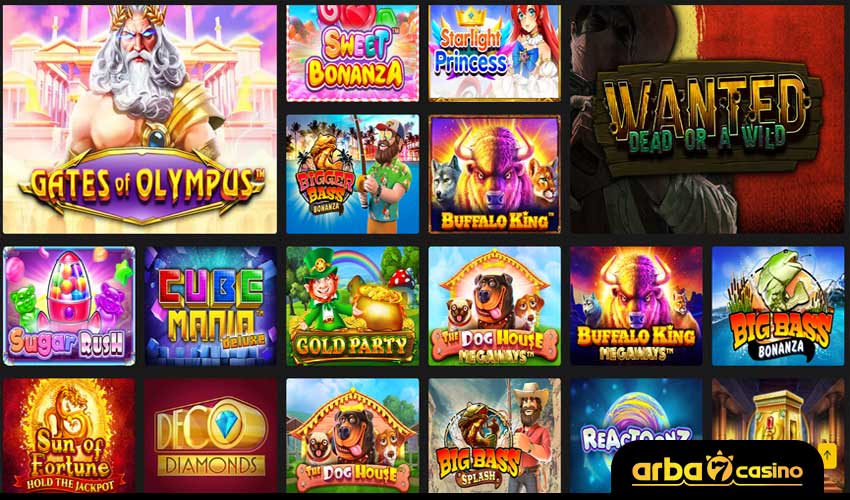 الألعاب المتوفرة في اونلاين كازينو