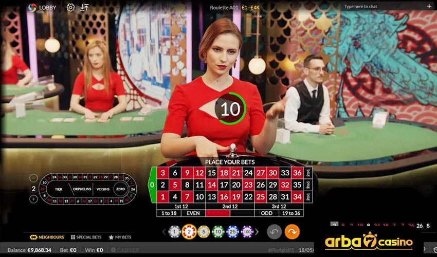 الكازينو المباشر