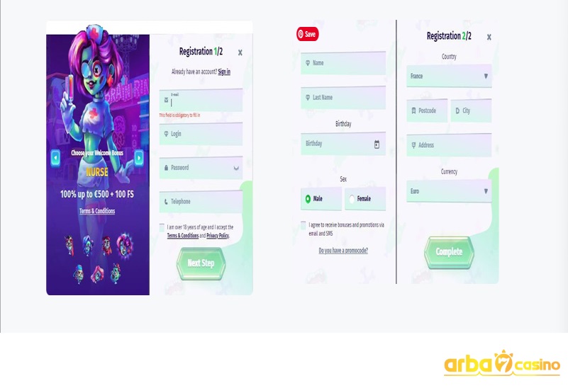 التسجيل في كازينو Casombie