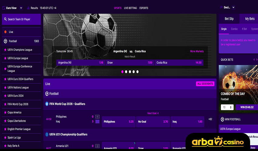 المراهنات الرياضية في كازينو الأردن