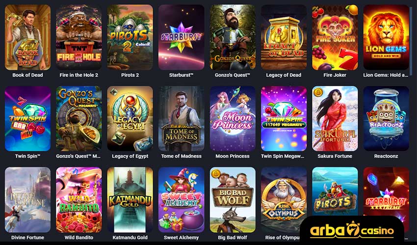 ألعاب كازينو دبي المميزة