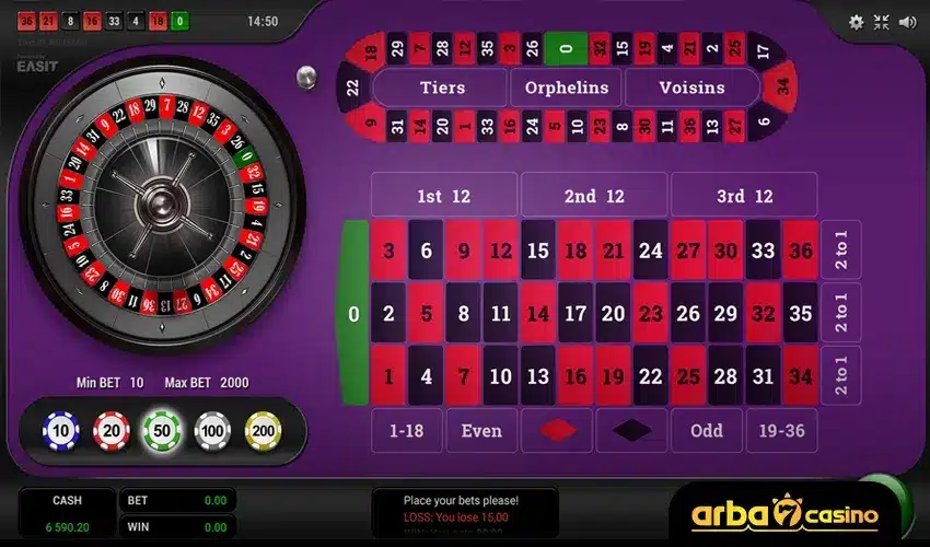 الروليت من أفضل العاب نت اون لاين