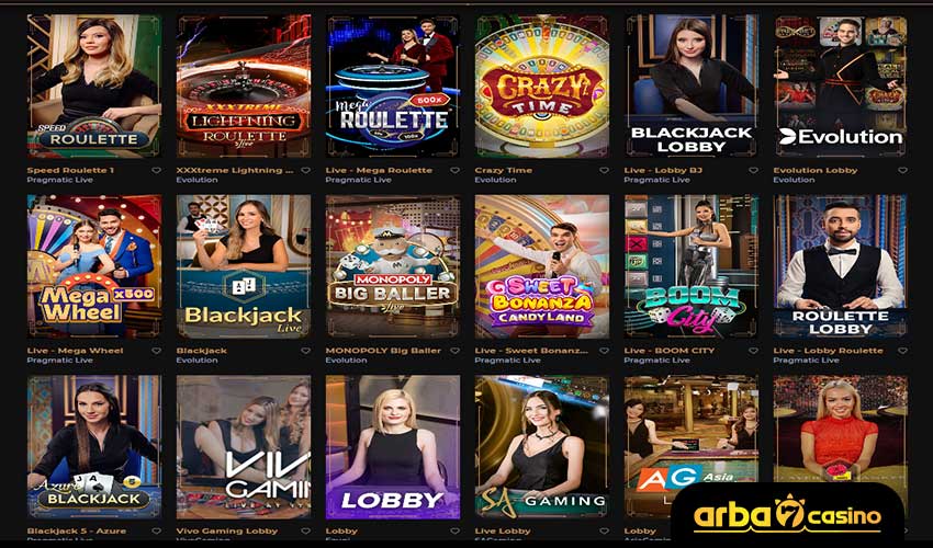 مجموعة كبيرة من ألعاب القمار اون لاين