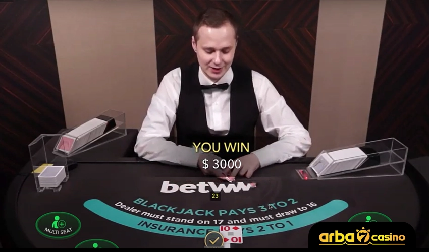 مكافآت كازينو مباشر مميزة