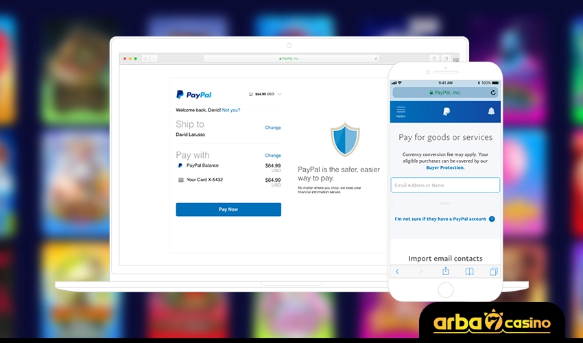 إيجابيات استخدام باي بال PayPal في كازينو اون لاين