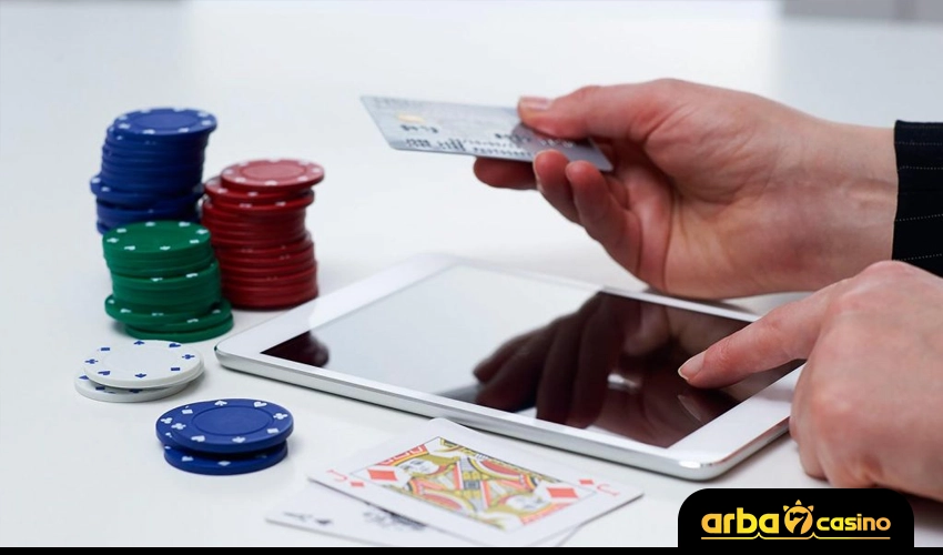 طريقة إيداع المال بواسطة فيزا كارد في اون لاين كازينو