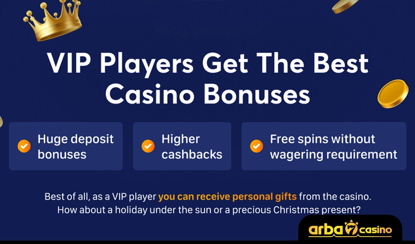 ما هي أهم أنواع مكافأة كبار الشخصيات في الكازينو اون لاين