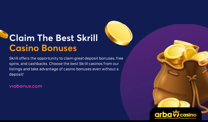 مكافآت اون لاين كازينو عند استخدام سكريل Skrill