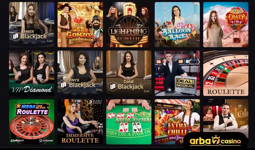 ألعاب الكازينو المباشر