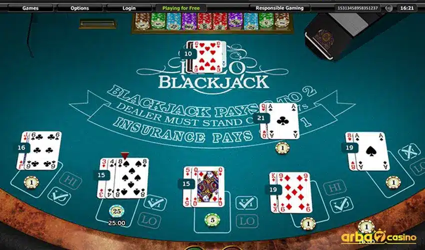 أفضل 5 العاب بلاك جاك اون لاين