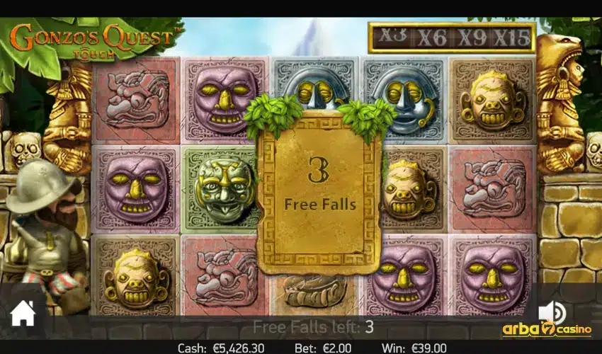 Gonzo's Quest من أفضل ألعاب السلوتس