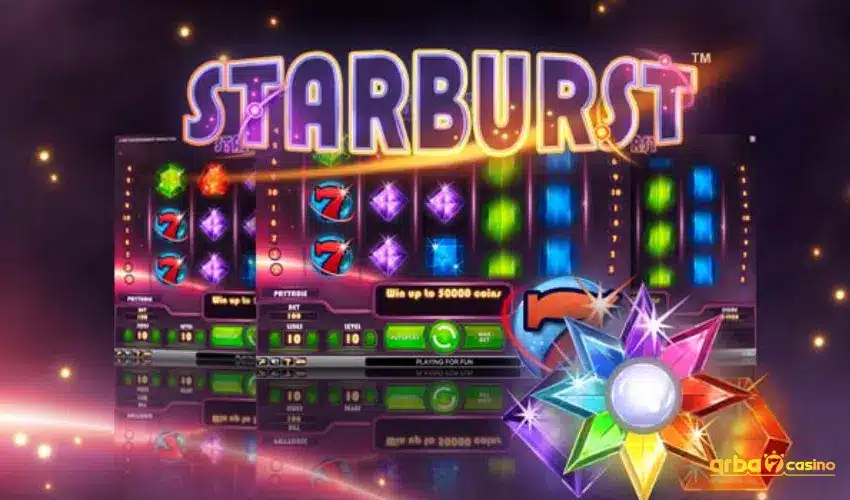  Starburst من أفضل ألعاب السلوتس