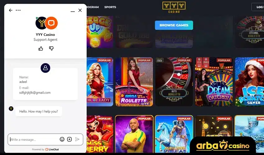 الدعم الفني على مواقع كازينو عمان